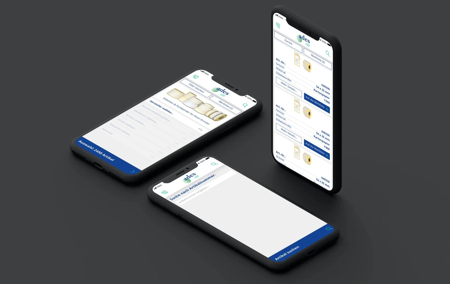Mobile-Design Homepage